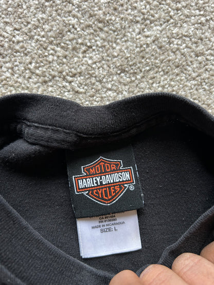 Harley Davidson Pocket Tee Large Black 2012
