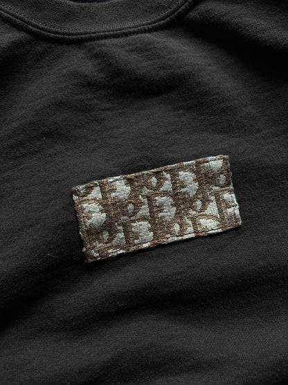 MEN'S DIOR PATCH OVERSIZED CREWNECK SWEATSHIRT Large