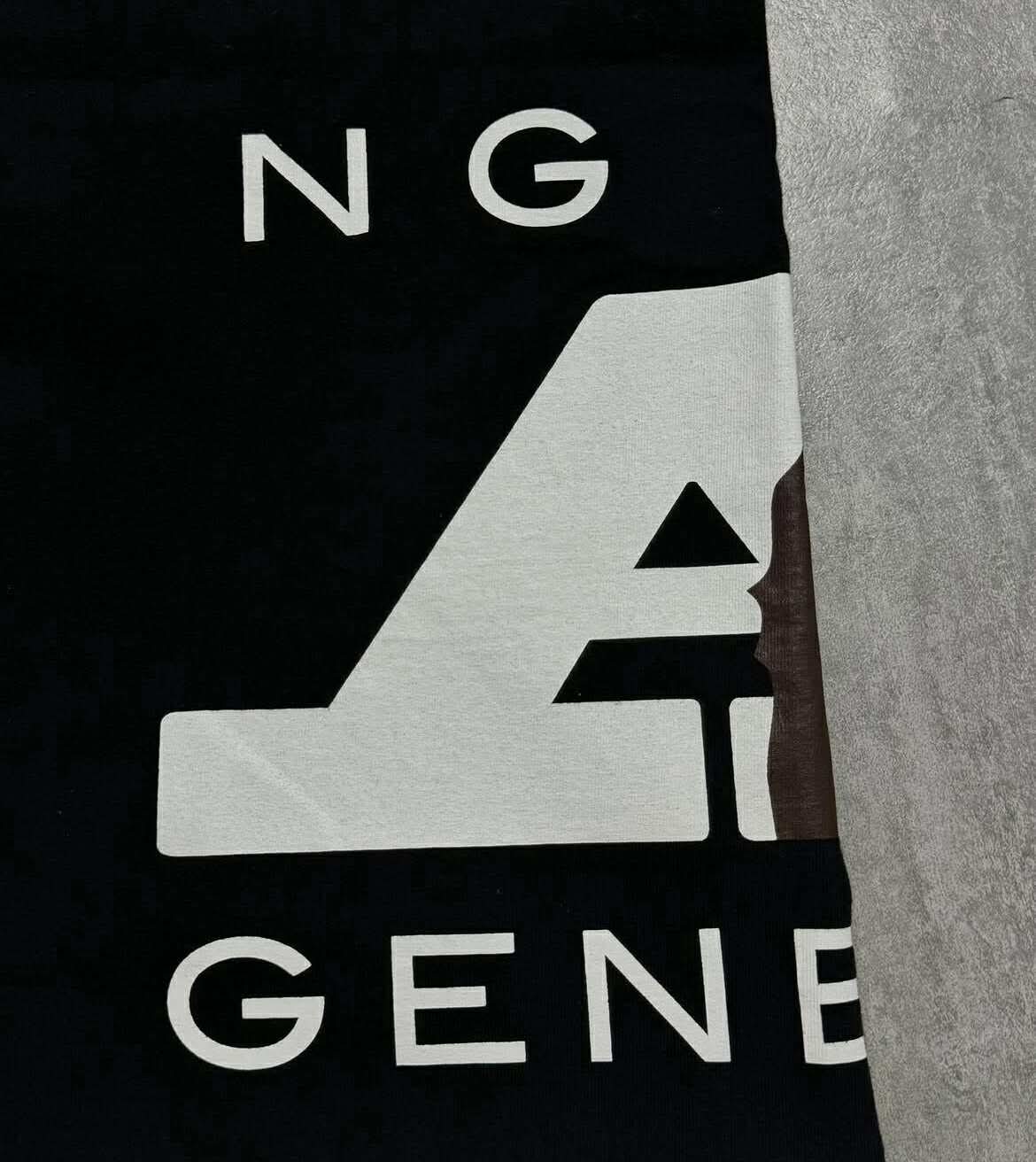 BAPE Tee Black Medium Box Logo All Over Print 9/10 Condition