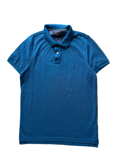 Tommy Hilfiger Short Sleeve Polo Blue Medium