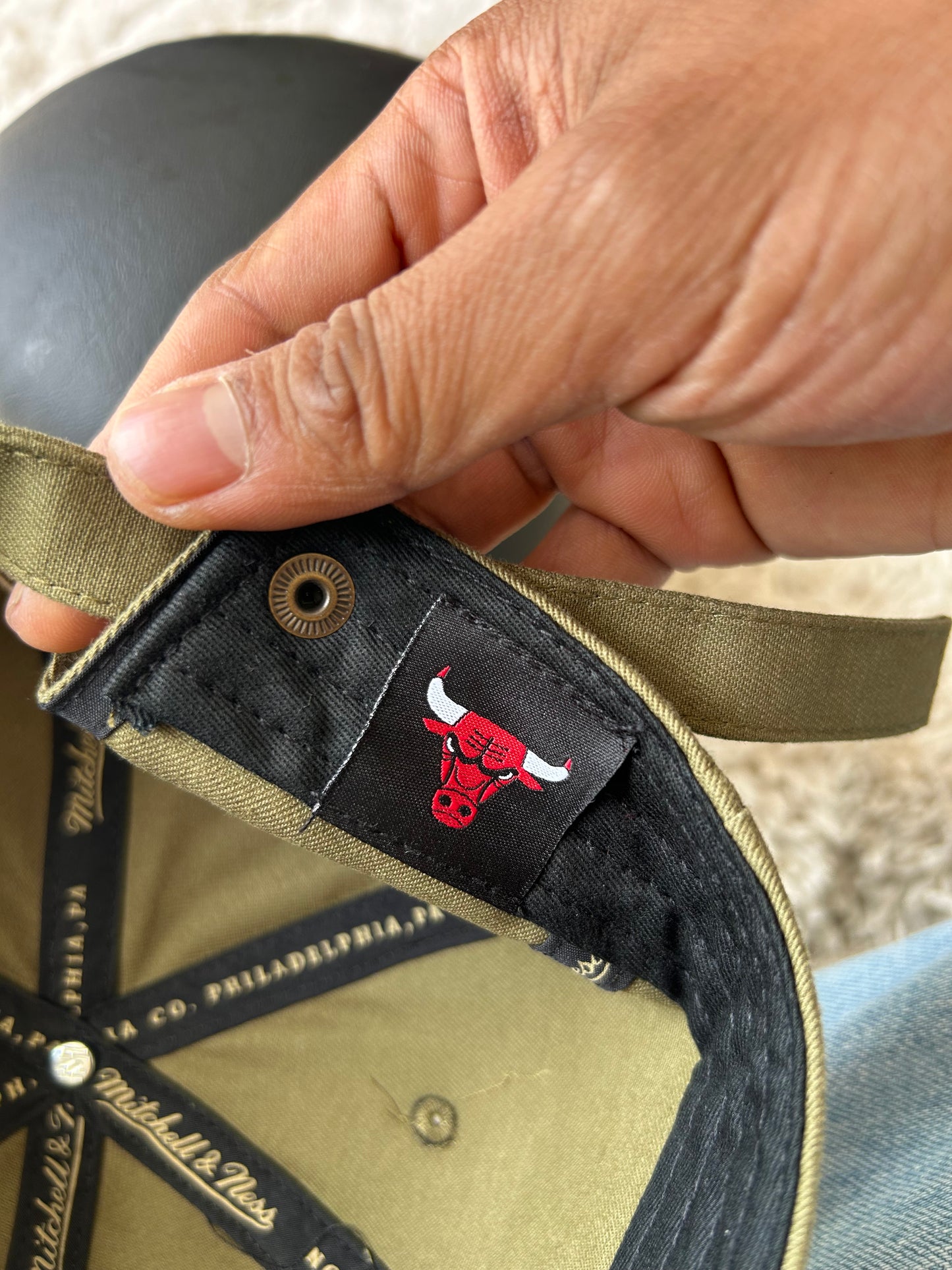 New Era Chicago Bulls 'Tonal Olive' 9FORTY A-Frame Snapback cap