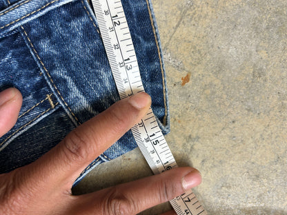 Smoking Life barrel-leg denim jeans size 30 Medium