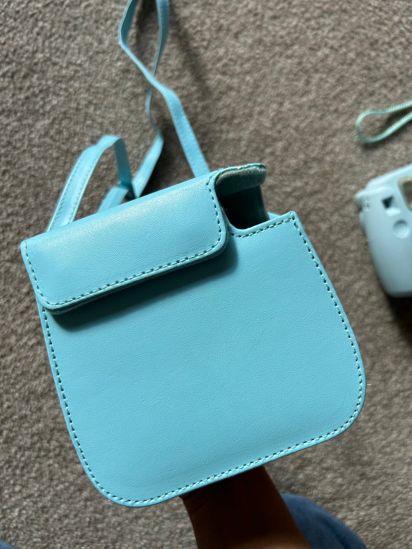 Instax Mini 8 Baby Blue with Bag Film Camera
