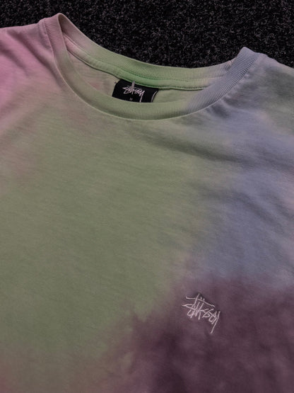 Stussy Slime Tie Dye Tee Large