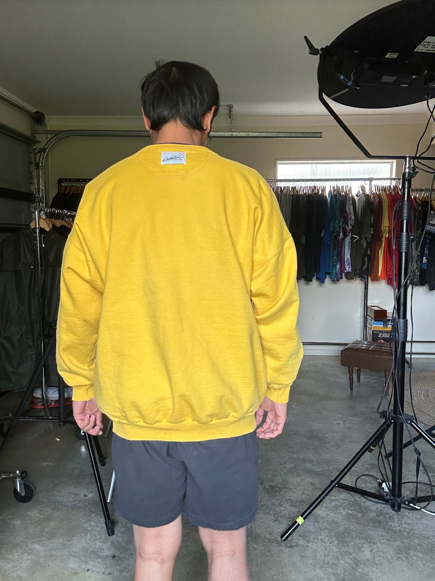 vintage University of Michigan sweatshirt Yellow Large