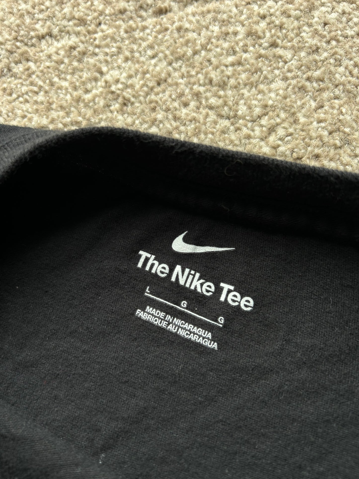 Nike Chicago Black Tee Large