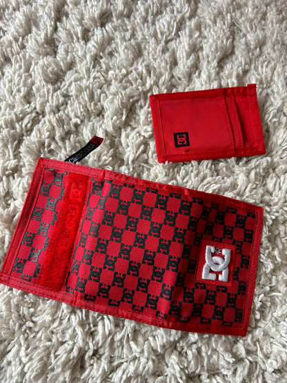 Y2K DC Trifold Wallet Red
