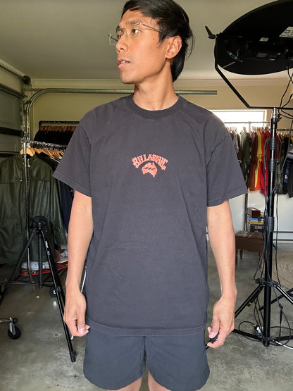 black Billabong Rose Arch Regular Tee Large