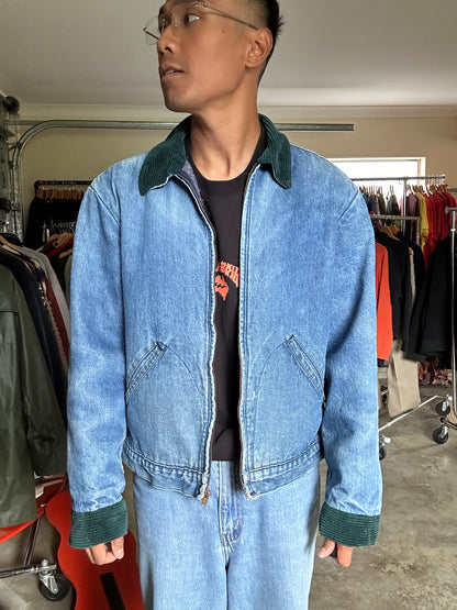 vintage Sears denim work jacket from the 1960s or 1970s, Scoville