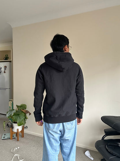 Noah - Logo-Embroidered Cotton-Jersey Zip-Up Hoodie - Black Small