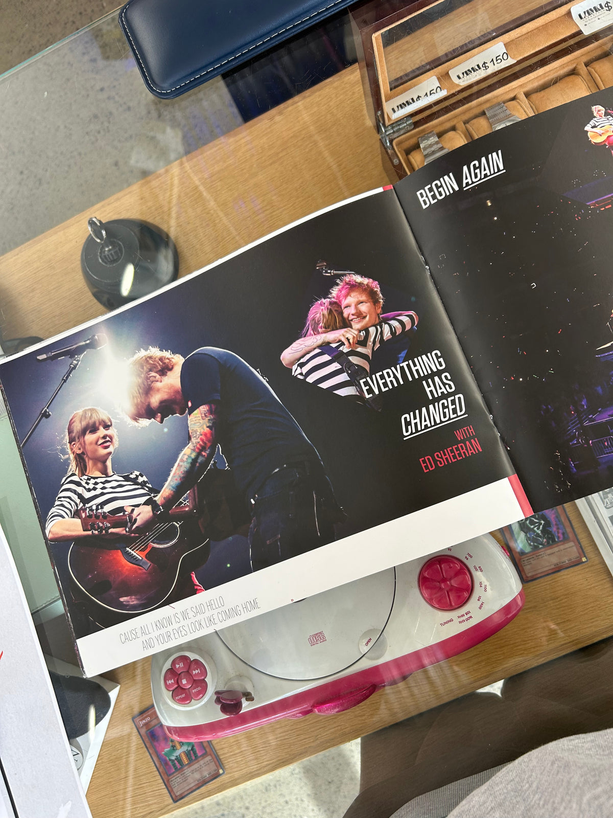 official 2013 souvenir program and photo book from Taylor Swift's The Red Tour