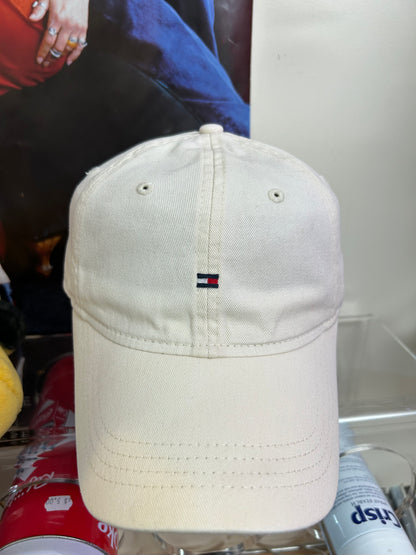 Tommy Hilfiger Cream Small Logo Hat