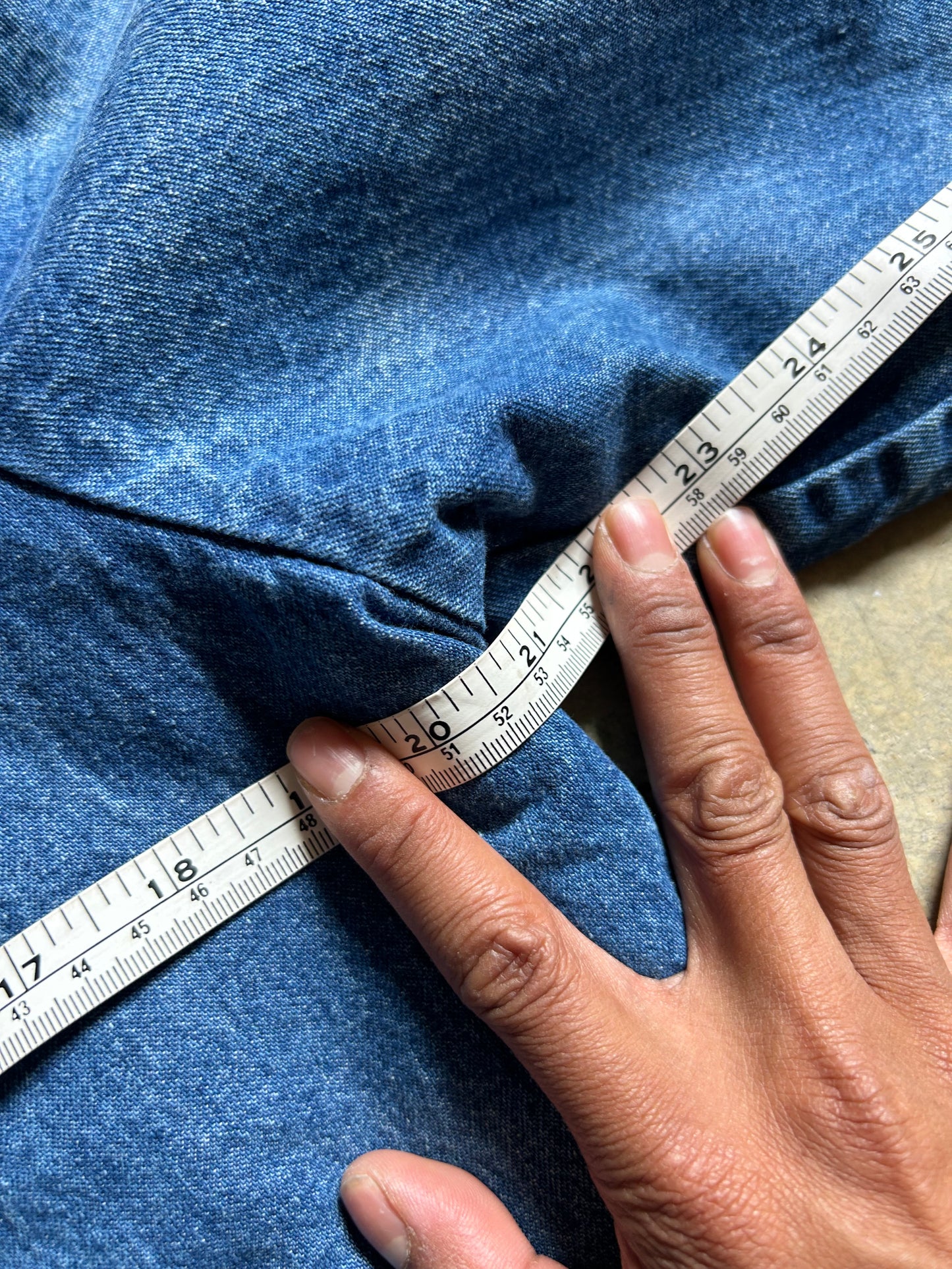 vintage Sears denim work jacket from the 1960s or 1970s, Scoville