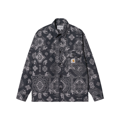 Carhartt WIP LS Verse Shirt I030766 Verse Print/Black Heavy Stone Wash XL