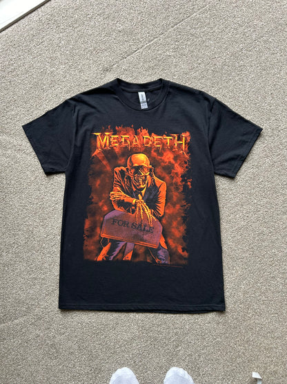 Megadeth Band Tee Gildan Tag Date 2022 Medium Black