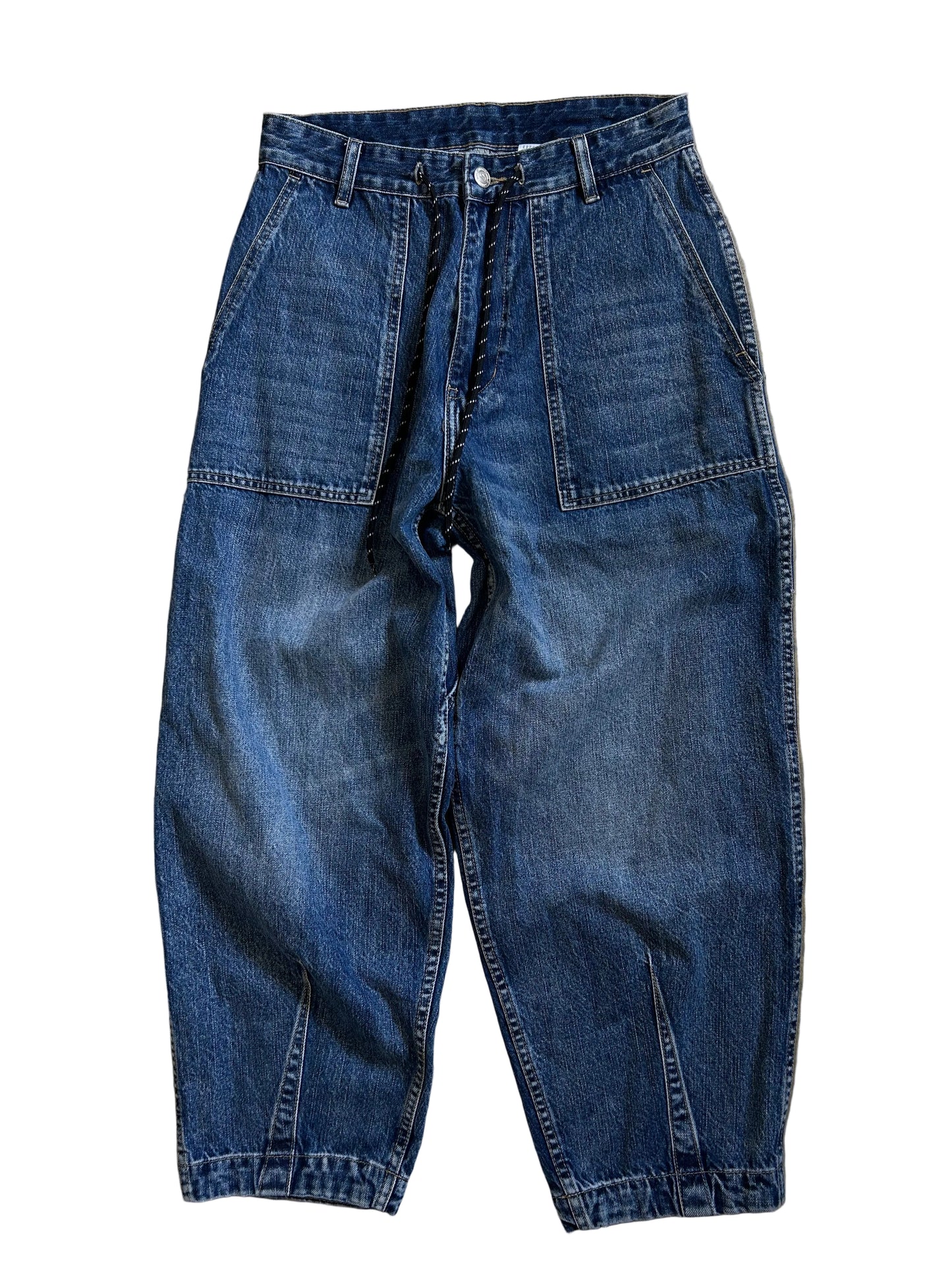 Smoking Life barrel-leg denim jeans size 30 Medium