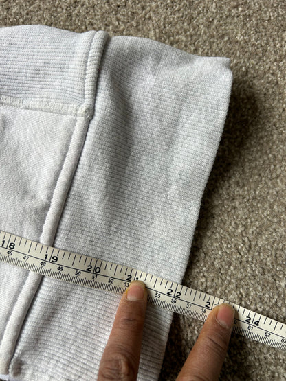 Lululemon Scuba Full-Zip Hoodie in a light grey size 4 Pink Logo