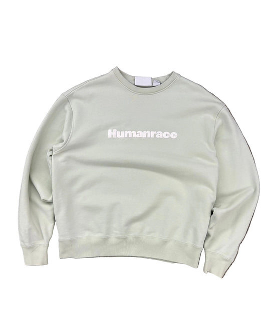 Adidas Originals x Humanrace by Pharrell Williams.Crewneck sweatshirt in a light green colorway XL