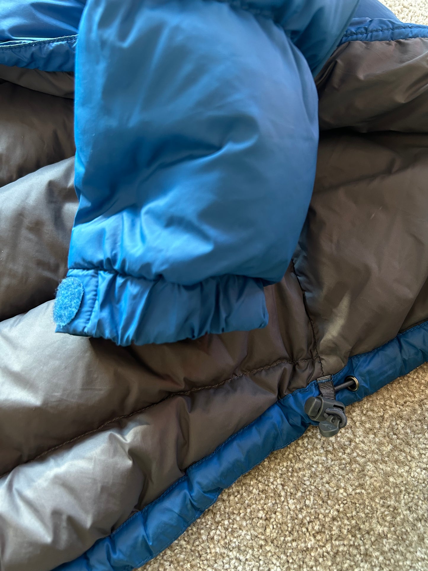 Macpac Men's Halo Hooded Down Jacket Blue Medium