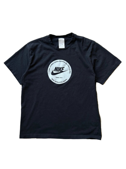 Nike "The Games Will Never Be The Same" Graphic T-Shirt, part of the brand's "The Athletic Dept." or "Circa 72" collections XL Black