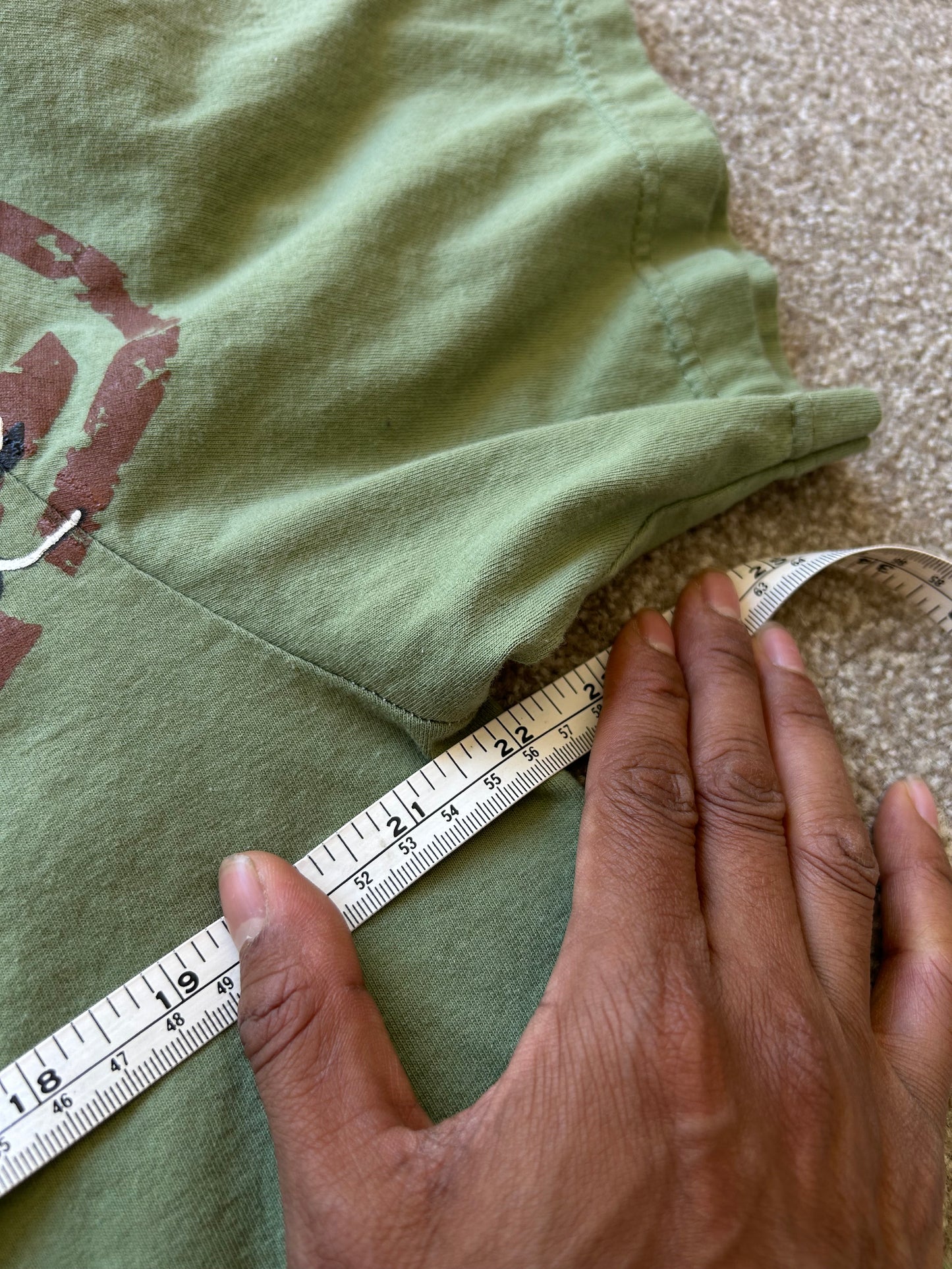 vintage Billabong graphic t-shirt in olive green with a distinctive embroidered logo Large