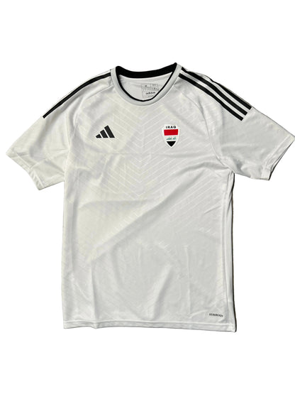 Adidas Iraq National Team men's football jersey from the 2024 season in white Medium