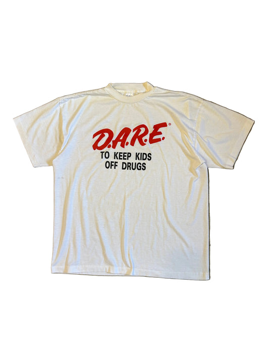 vintage D.A.R.E. program T-shirt features the "To Keep Kids Off Drugs" Murina Tag XL