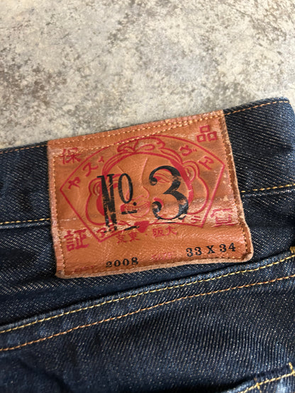 Evisu Denim Robot Gull Lot 2008 selvedge jeans size 33