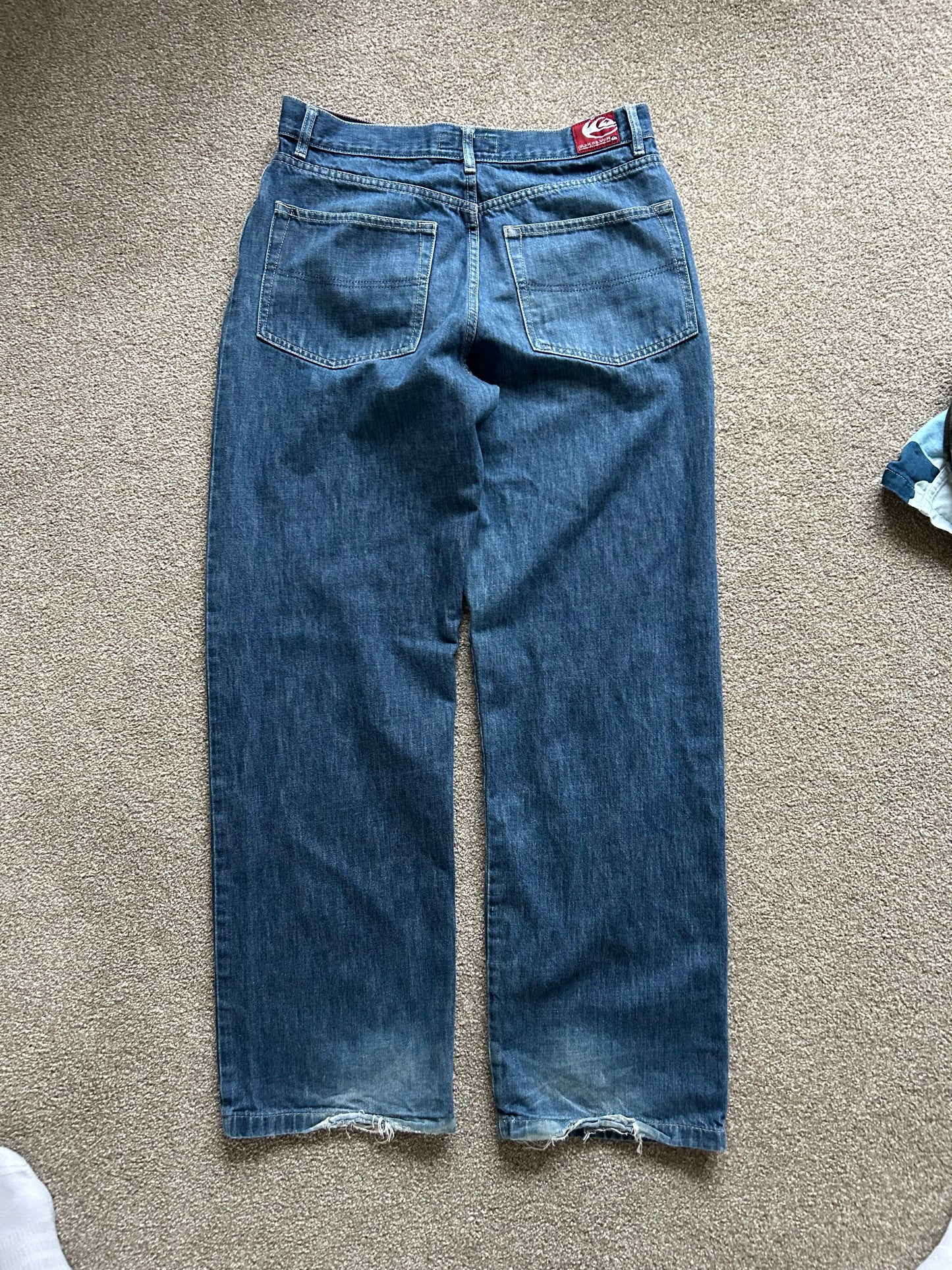 Vintage Quiksilver Baggy Fit Jeans Men's size 34 Loose 5 Denim