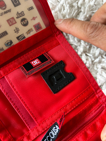 Y2K DC Trifold Wallet Red