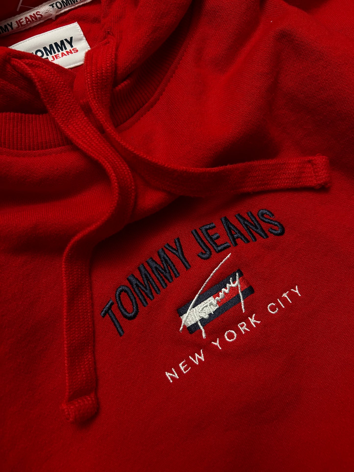 Tommy Jeans Timeless Hoodie Small Red