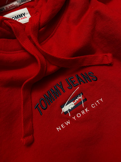 Tommy Jeans Timeless Hoodie Small Red