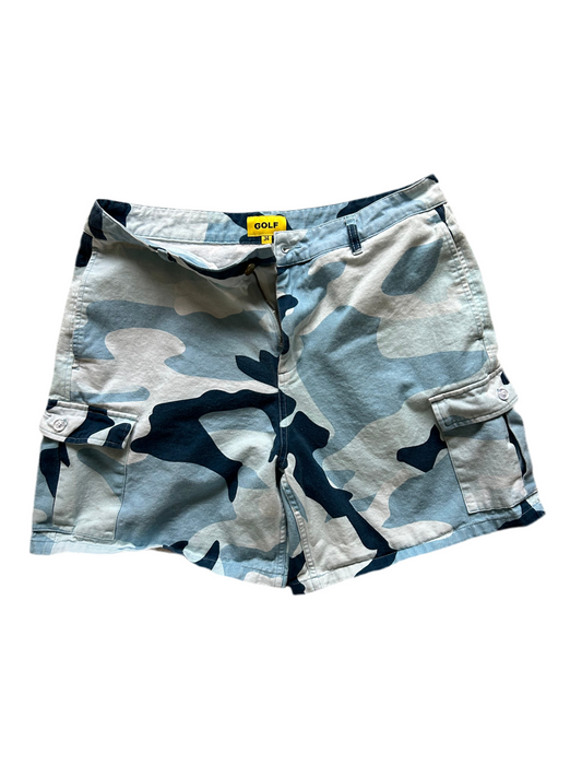 Golf Wang Camo Light Blue Shorts size 34