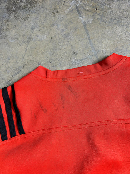 Orange Adidas New Zealand All Blacks Rugby Performance Training Jersey from approximately 2017 minimal Stains