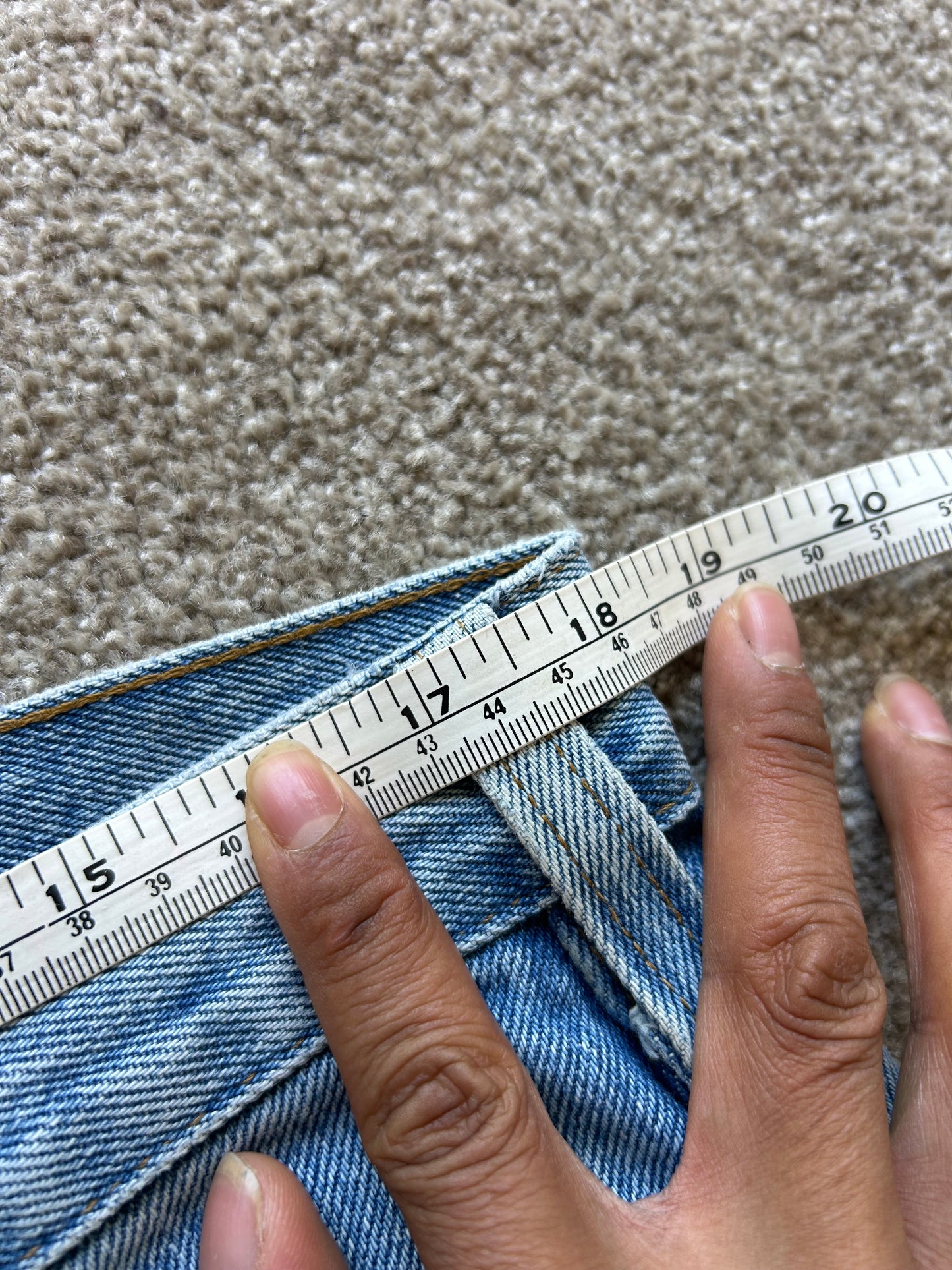 vintage Carhartt blue denim Jeans size 35 B480