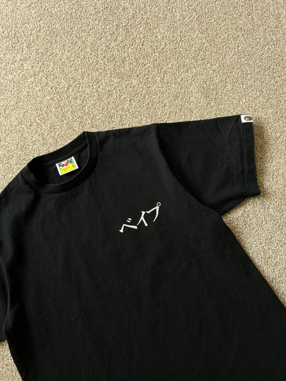 Bape Japan Tee size Medium Black