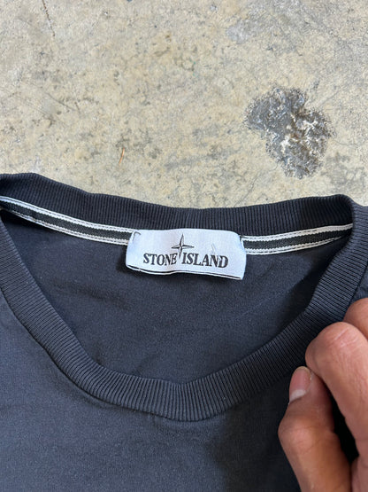black Stone Island Archivio tank top XL Faded lots of holes