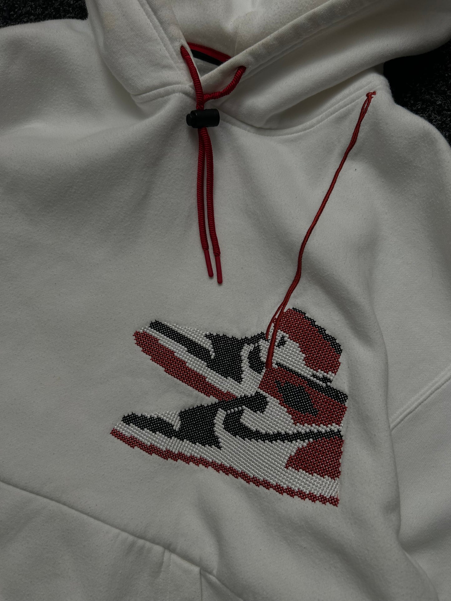 JORDAN JUMPMAN HOLIDAY HOODIE XL White