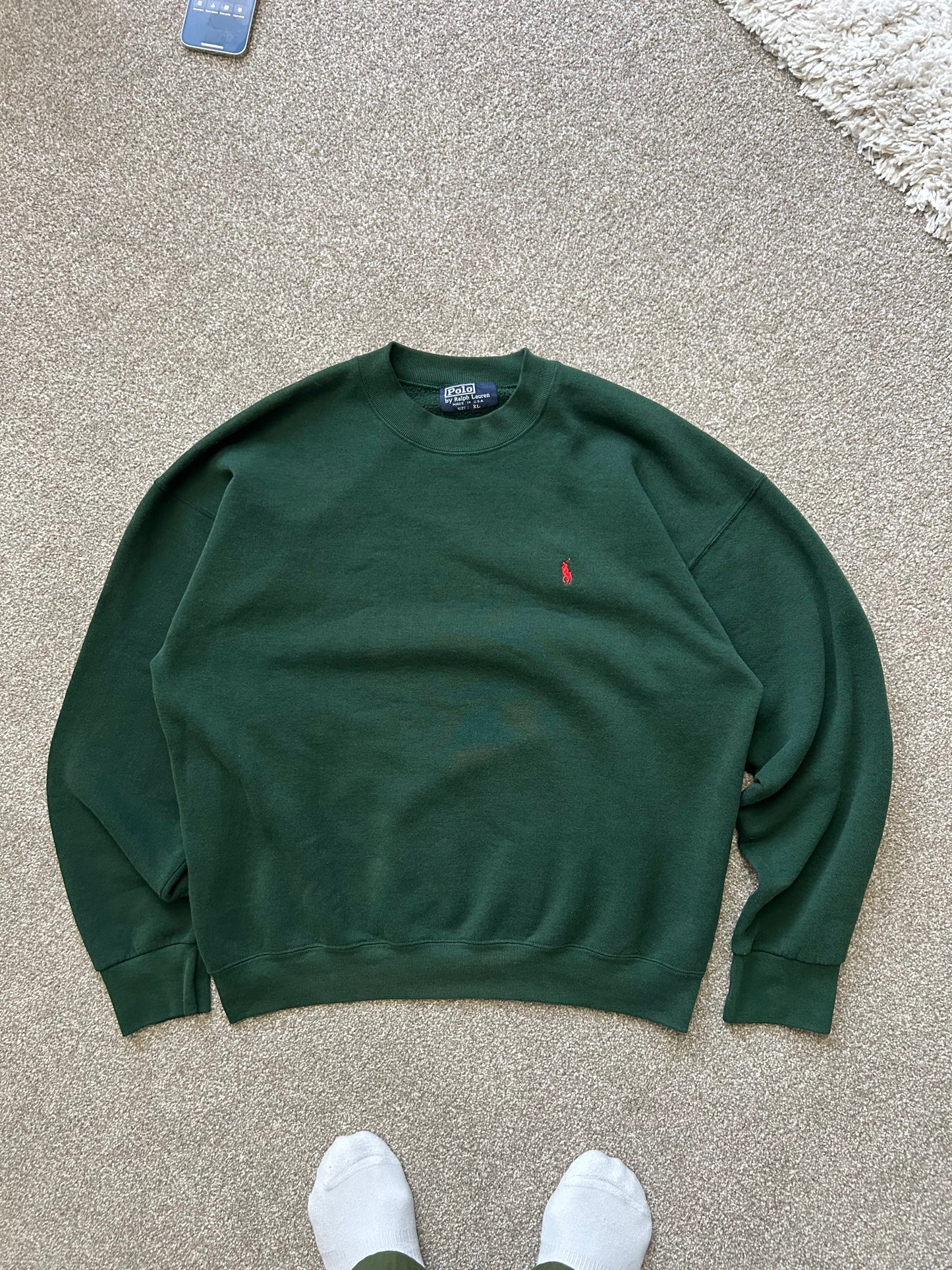 Vintage Ralph Lauren Sweater Green Large