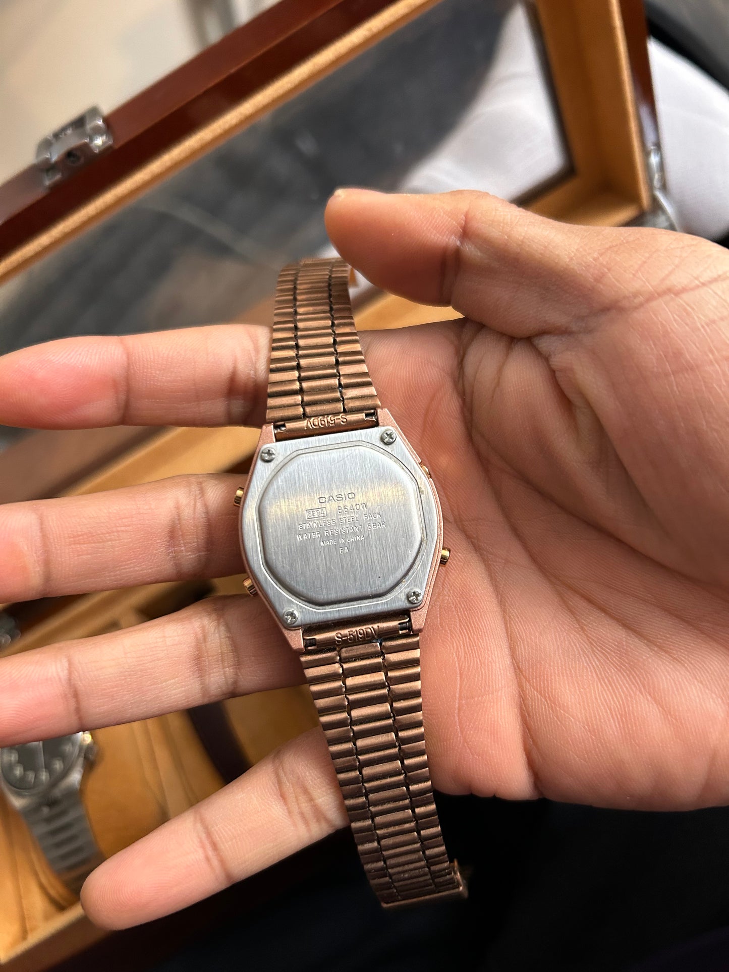 Casio B640WC-5A Rosegold