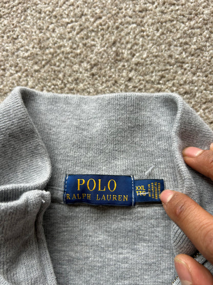 Ralph Lauren RL Quarter Zip Grey size 2XL