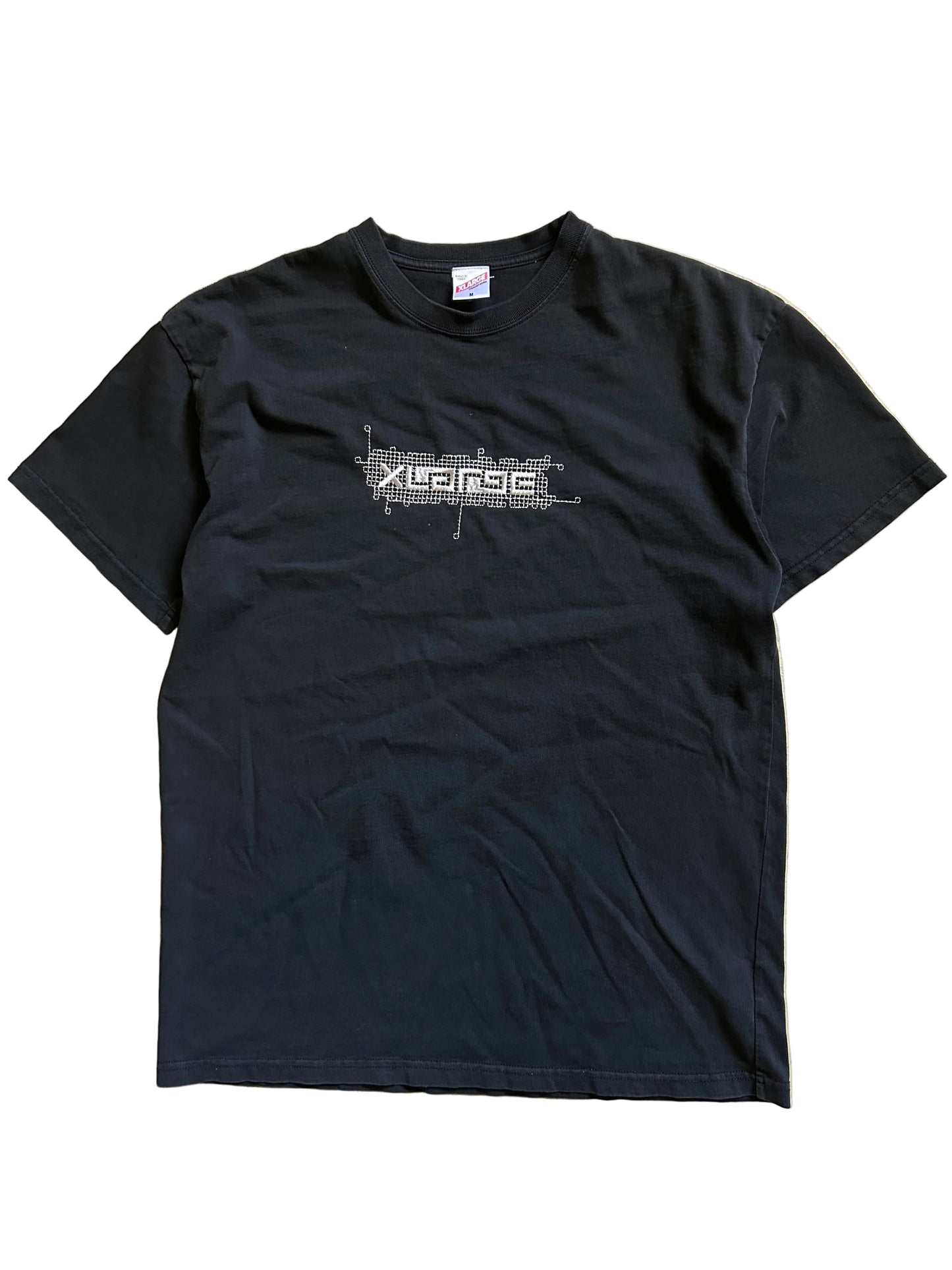black XLarge Embroidered t-shirt Size Large Black