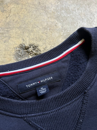 Tommy Hilfiger Men's Logo Sweatshirt in navy blue XL