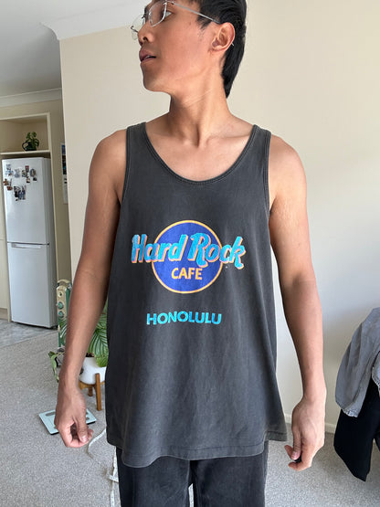 vintage black Hard Rock Cafe Honolulu tank top Black Hanes Tag Large