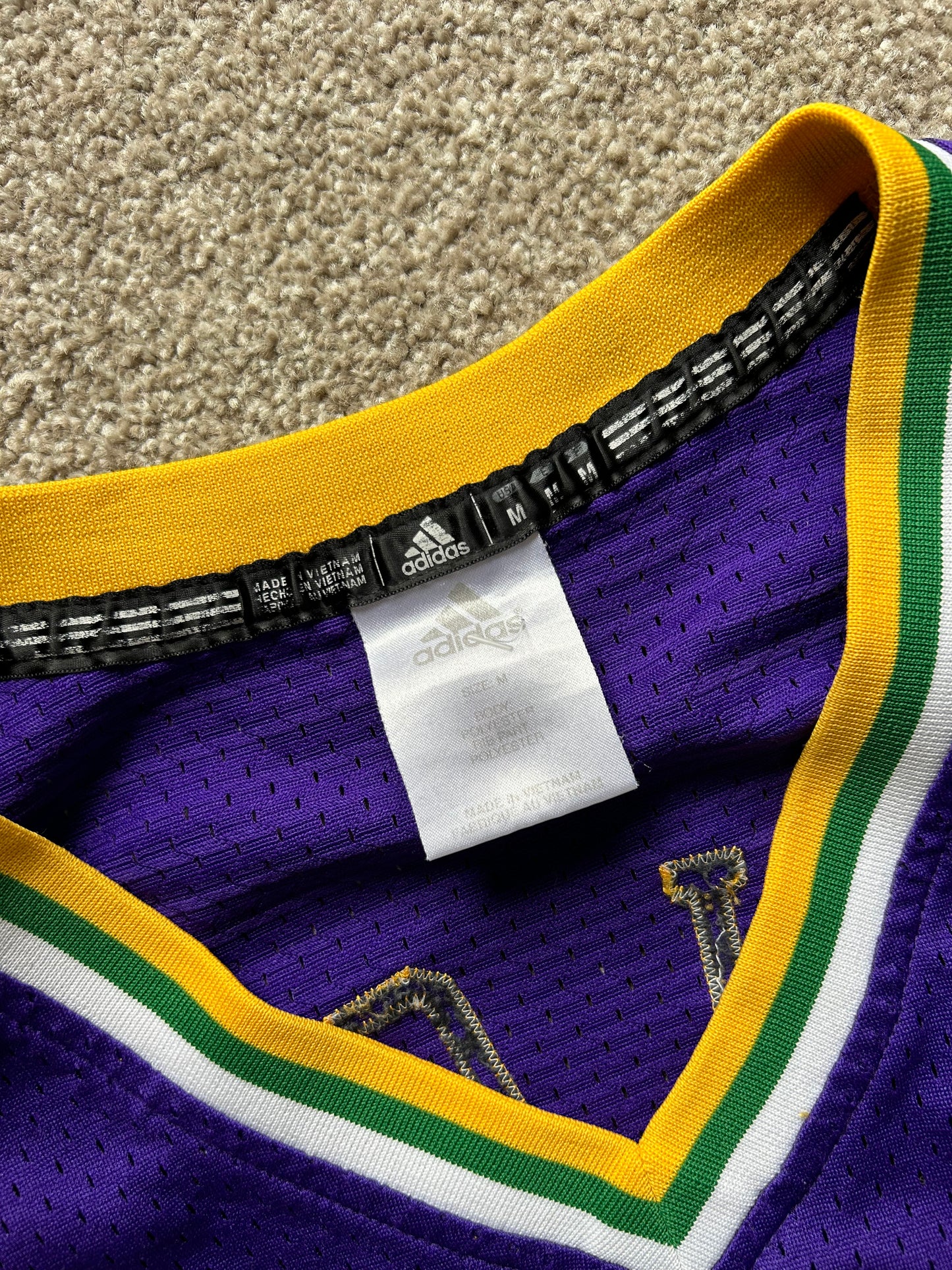 Karl MALONE, Utah Jazz, Adidas HWC, NBA Basketball Jersey, Medium