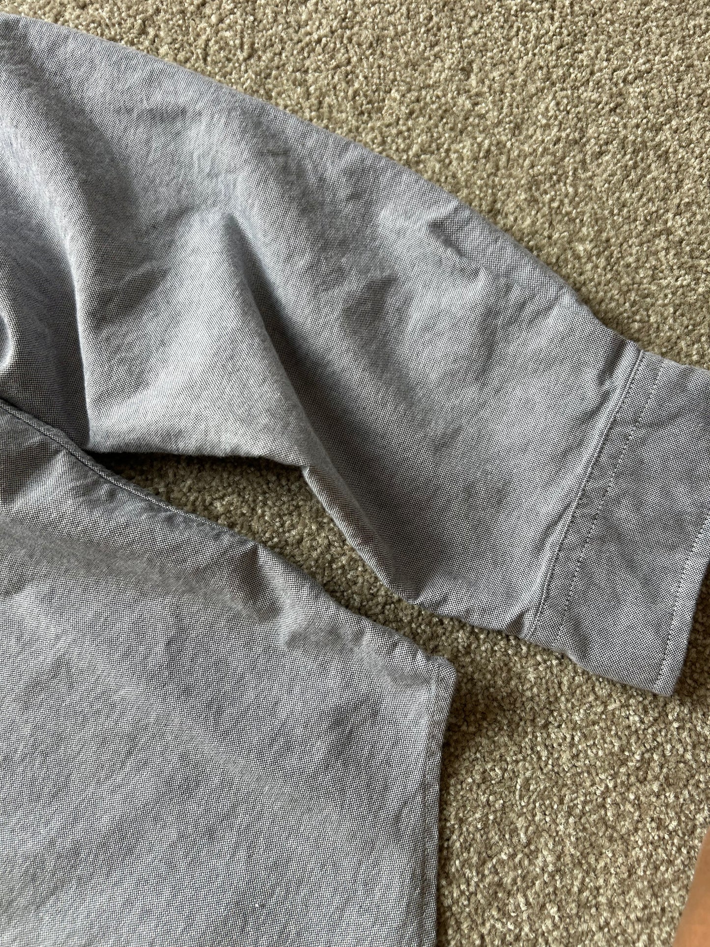 RL Polo Custom Fit LongSleeve Grey XL