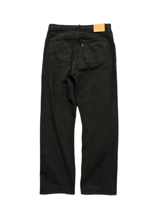 Levi's Ribcage Straight Baggy Pants Black size 33