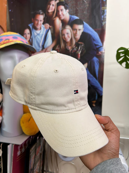 Tommy Hilfiger Cream Small Logo Hat