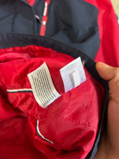 Women's Tommy Hilfiger 3-in-1 Systems Anorak Jacket Red Medium Navy