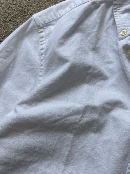 Ralph Lauren White Oxford Polo Medium